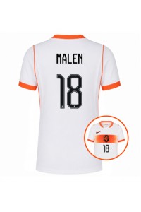 Alankomaat Donyell Malen #18 Jalkapallovaatteet Naisten Vieraspaita MM-kisat 2026 Lyhythihainen